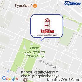 СУАП Євроком на мапі СУАП Євроком на мапі