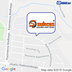 Sukces Sp. j. on the map Sukces Sp. j. on the map