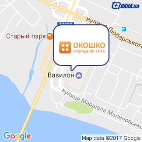 ОКОШКО на мапі ОКОШКО на мапі