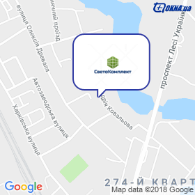 СветоКомплект на мапі СветоКомплект на мапі