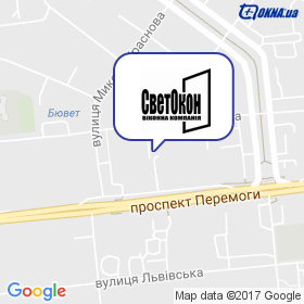 Светокон на мапі Светокон на мапі
