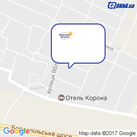 Світла оселя на карте Світла оселя на карте
