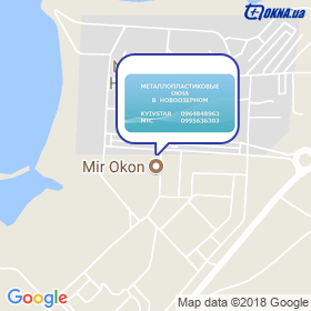 Svit okon on the map Svit okon on the map