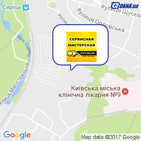 Сервисная мастерская на карте Сервисная мастерская на карте
