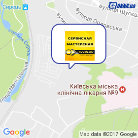 Сервісна майстерня на мапі Сервісна майстерня на мапі