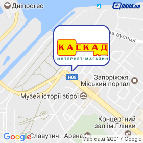 Каскад на мапі Каскад на мапі