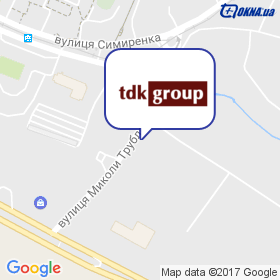 ТДК Груп на мапі ТДК Груп на мапі