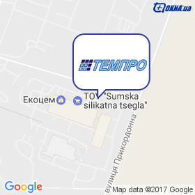 Темпро на мапі