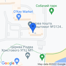 Teplyi Dim on the map Teplyi Dim on the map