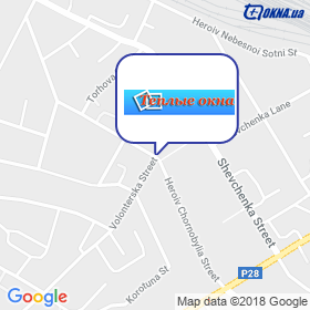 Teplye okna on the map Teplye okna on the map
