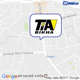 ТІА вікна на мапі ТІА вікна на мапі