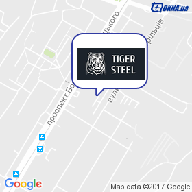 Тайгер Стил на карте