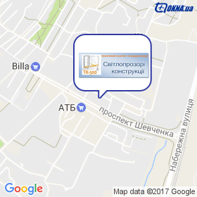ТК 300 «Двері та вікна» на мапі ТК 300 «Двері та вікна» на мапі