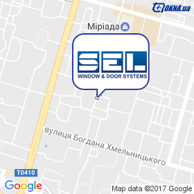 ТК СЕЛ на мапі ТК СЕЛ на мапі