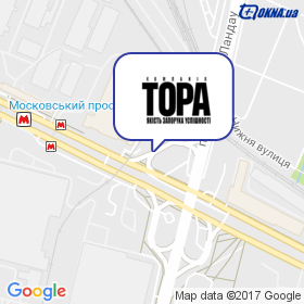 Компания "ТОРА" на карте Компания "ТОРА" на карте