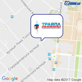 Трайпл ВКФ на мапі Трайпл ВКФ на мапі