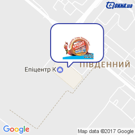 Центр віконних технологій на мапі Центр віконних технологій на мапі