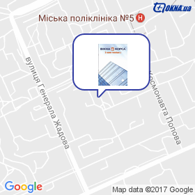 Вікна Корса на мапі Вікна Корса на мапі