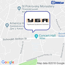 Ukraynskaya Stroytel'naya Assotsyatsyya (UBA) on the map Ukraynskaya Stroytel'naya Assotsyatsyya (UBA) on the map
