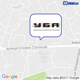 Українська Будівельна Асоціація (УБА) на мапі Українська Будівельна Асоціація (УБА) на мапі