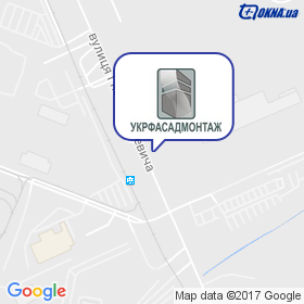 УКРФАСАДМОНТАЖ на мапі УКРФАСАДМОНТАЖ на мапі