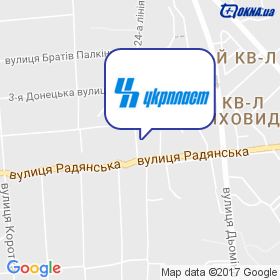 Укрпласт на карте Укрпласт на карте