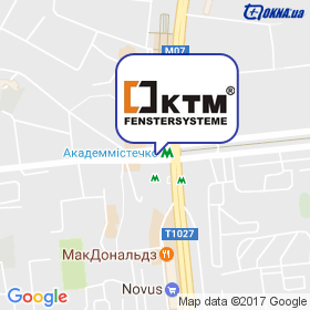 УкрРемТоргОКНА на мапі УкрРемТоргОКНА на мапі