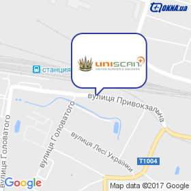 УНИСКАН УКРАИНА на карте УНИСКАН УКРАИНА на карте