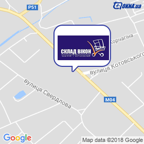 СКЛАД ВІКОН на мапі СКЛАД ВІКОН на мапі