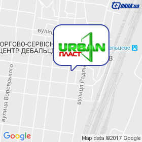 Урбан-Пласт на мапі Урбан-Пласт на мапі