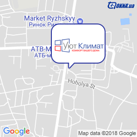 Uyut-klimat on the map Uyut-klimat on the map