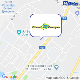 Vikno-Ekspres on the map