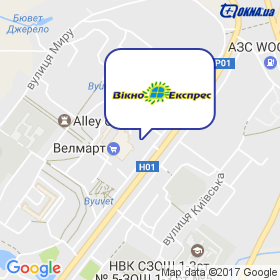 Вікно-Експрес на мапі