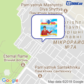 Vashy okna on the map Vashy okna on the map