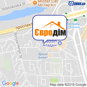 VBK EVRODOM on the map VBK EVRODOM on the map