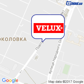 ВЕЛЮКС Украина на карте ВЕЛЮКС Украина на карте
