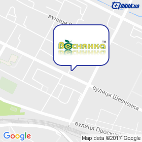 Веснянка на карте Веснянка на карте