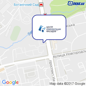 Центр Комплектації Фасадів на мапі Центр Комплектації Фасадів на мапі