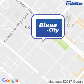 Вікна-City на мапі Вікна-City на мапі