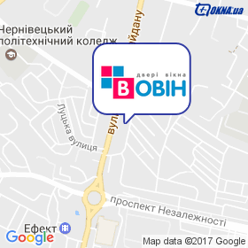 Вікна ВОВІН на мапі Вікна ВОВІН на мапі