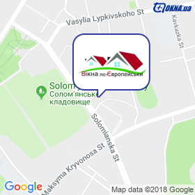 Vikna po-yevropeys'ky on the map