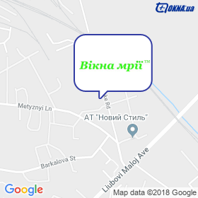 Vikna mriyi, TM on the map Vikna mriyi, TM on the map