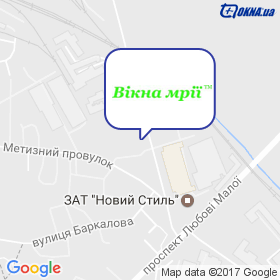 Вікна мрії, ТМ на мапі Вікна мрії, ТМ на мапі