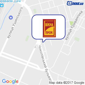 ВIКНА-ПРОК, ДП на мапі