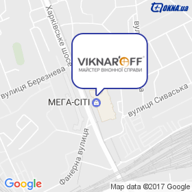 Вікнар'Off, представництво на мапі