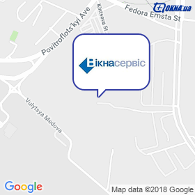 Vyknaservys on the map Vyknaservys on the map