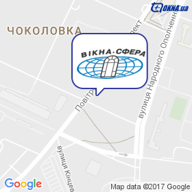 ВІКНА-СФЕРА на карте ВІКНА-СФЕРА на карте