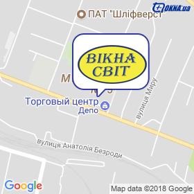 ВікнаСвіт на карте ВікнаСвіт на карте