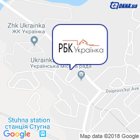 RBK-Ukrainka on the map RBK-Ukrainka on the map