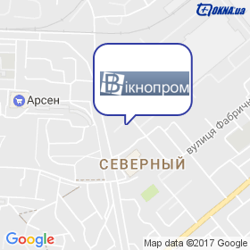 ВІКНОПРОМ на карте ВІКНОПРОМ на карте